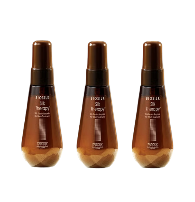 Silk Therapy Silk Keratin Line — No-Wash Treatment 60ml / Ampoule Essence 25ml / Ampoule Hair Pack 150ml (10 Options)