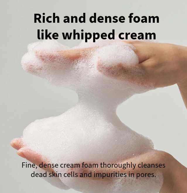 foam cleanser, facial cleanser, aha cleanser, acidic cleanser, gentle cleanser, hydrating cleanser, hyaluronic acid, sensitive skin, vegan cleanser, daily exfoliant