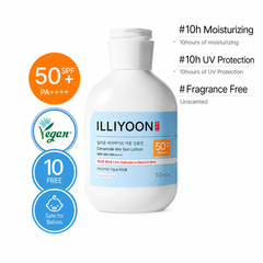 ILLIYOON Ceramide Ato Sun Lotion SPF50+ PA++++ 180ml / 330ml (7 Options)