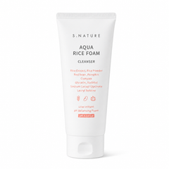 S.NATURE Aqua Rice Foam Cleanser 160ml (3 Options)