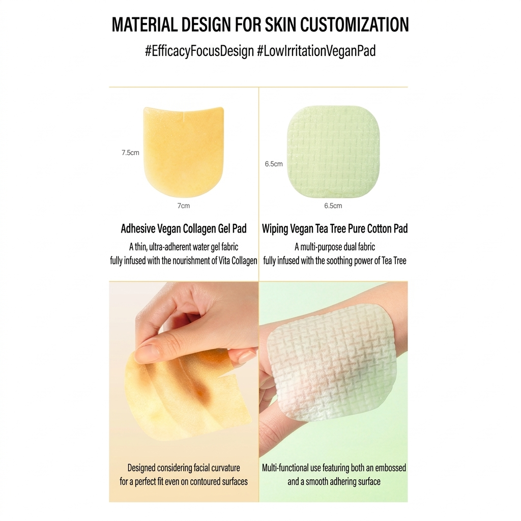d’Alba Double Quick Liposome Calming & Boosting Half & Half Pad 100 Sheets (3 Options)
