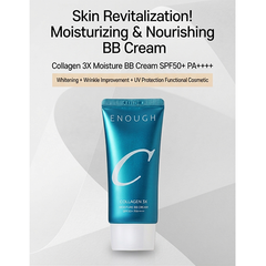 Enough Collagen 3X Moisture BB Cream SPF50+ PA++++ 50g (3 Options)