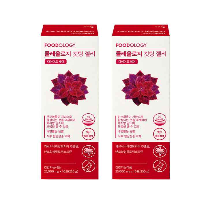 Foodology Coleology Cutting Jelly (25 g × 10 sticks) (3 Options)