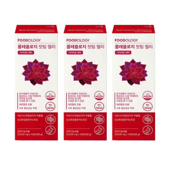 Foodology Coleology Cutting Jelly (25 g × 10 sticks) (3 Options)