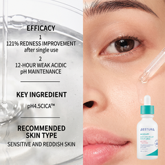 AESTURA A-Cica 365 Calming Skincare Set (Toner 200ml + Serum 40ml + Cream 60ml + Toner Pad 60 Pads) (13 Options)