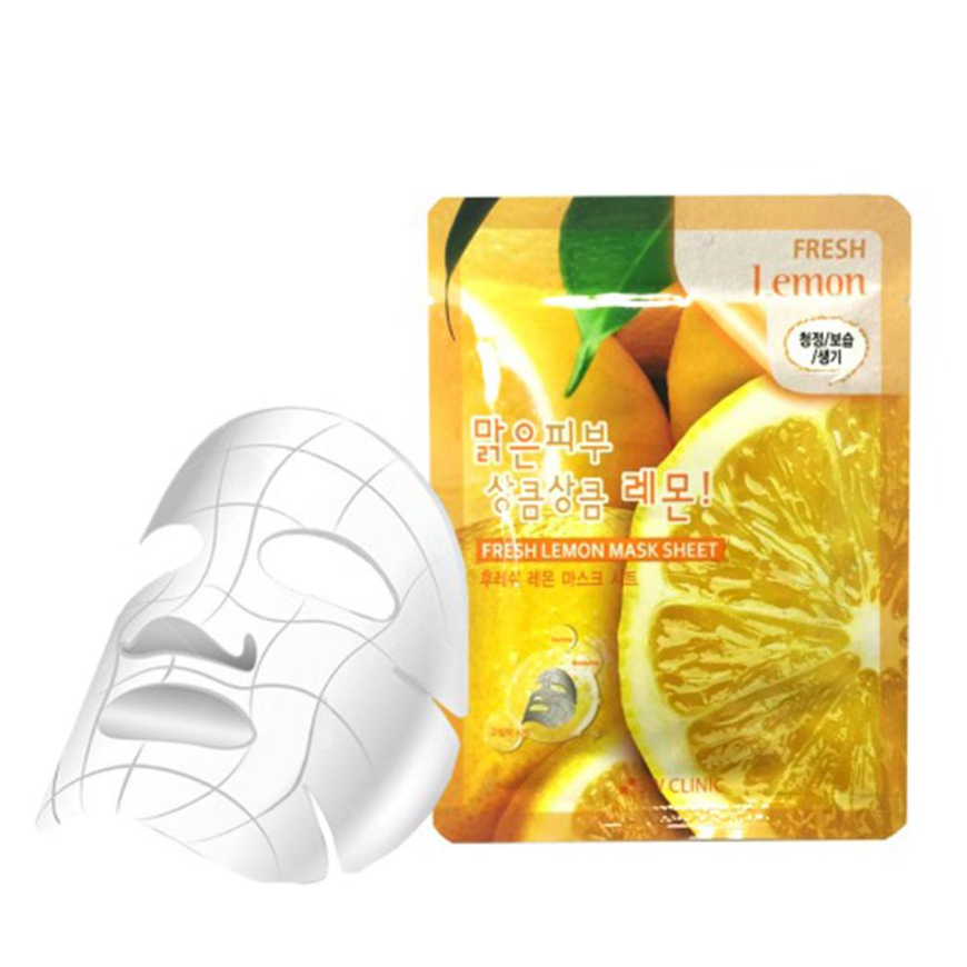 3W CLINIC Fresh Lemon Mask Sheet (3 Options)