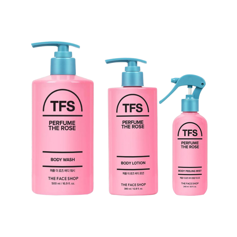 THE FACE SHOP Perfume The Rose Body Care Set (Body Wash / Body Lotion / Body Mist l / Body Scrub / Body Cream / Foot Cream) (22 Options)
