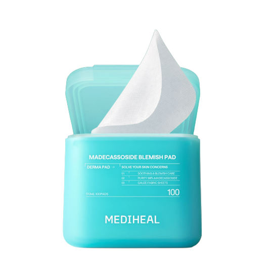 MEDIHEAL Derma Toner Pad 7 Types (Main 100 Sheets / Refill 100 Sheets) (20 Options)