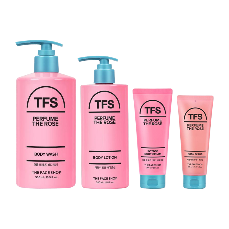 THE FACE SHOP Perfume The Rose Body Care Set (Body Wash / Body Lotion / Body Mist l / Body Scrub / Body Cream / Foot Cream) (22 Options)