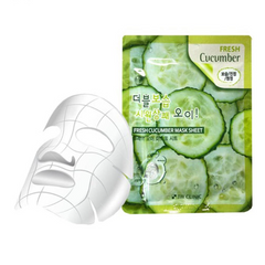 3W CLINIC Fresh Cucumber Mask Sheet (3 Options)