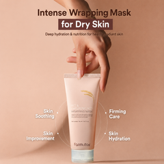 Farm stay Rice & Hyaluronic Acid Wrapping Mask 150ml  (3 Options)