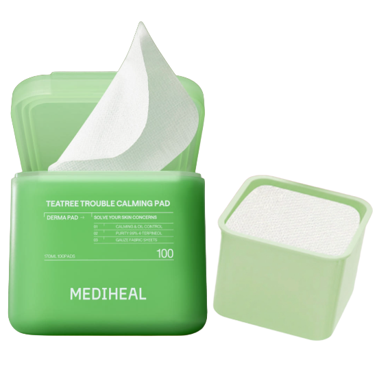 MEDIHEAL Derma Toner Pad 7 Types (Main 100 Sheets / Refill 100 Sheets) (20 Options)