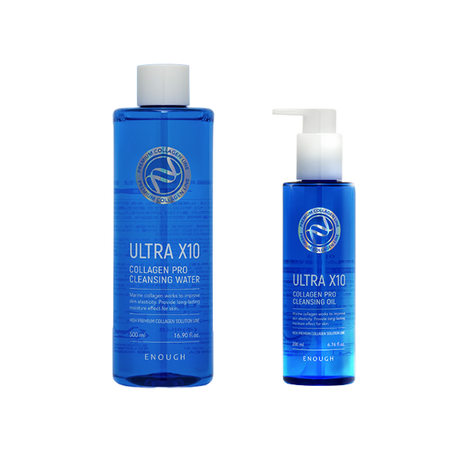 Enough Ultra X10 Collagen Pro Cleansing Line (Milk 300ml / Balm 100ml / Oil 200ml / Water 500ml) (17 Options)