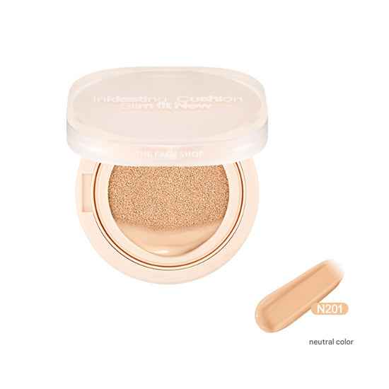 The Face Shop Ink Lasting Cushion Slim Fit New SPF35 PA++ Main 12g, Refill 12g (9 Options)