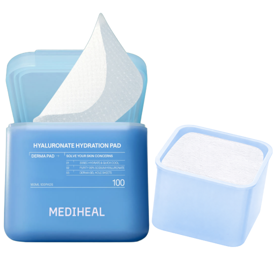 MEDIHEAL Derma Toner Pad 7 Types (Main 100 Sheets / Refill 100 Sheets) (20 Options)