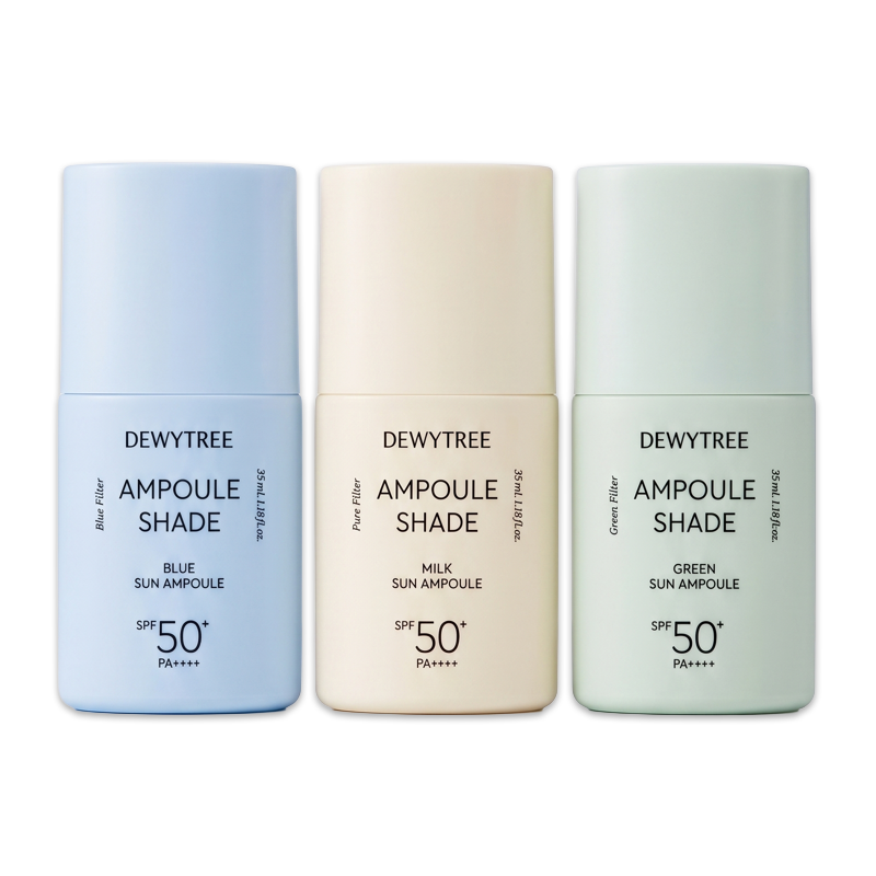 DEWYTREE Ampoule Shade Milk / Green / Blue Sun Ampoule 35ml (10 Options) - DAISO