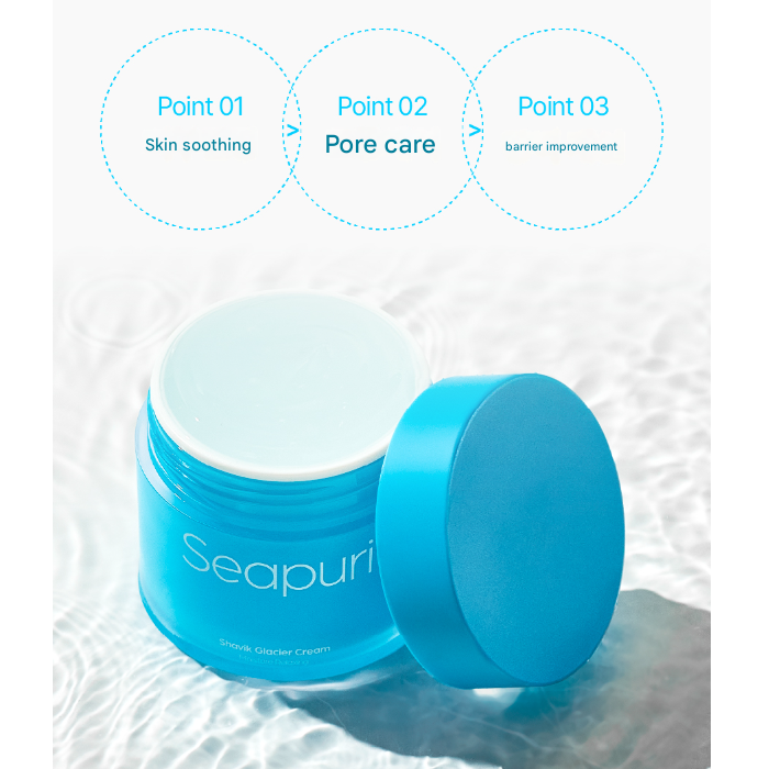 Seapuri Shavik Glacier Cream 70ml (3 Options)