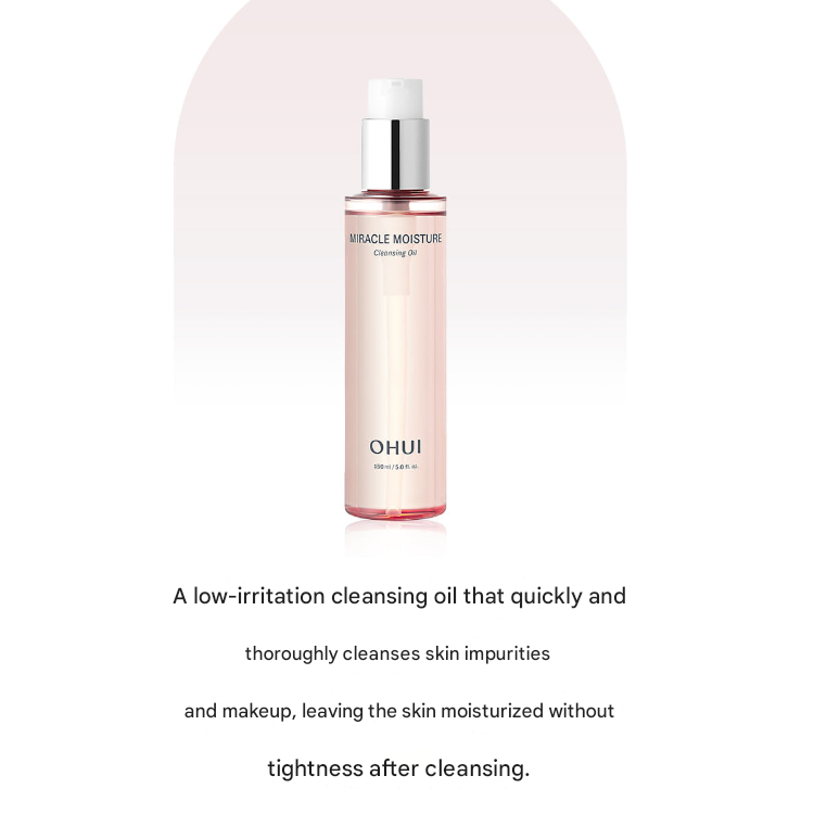 Ohui Miracle Moisture Cleansing Oil 150ml / Cleansing Foam 200ml / Cleansing Sheet 60ea (12 Options)