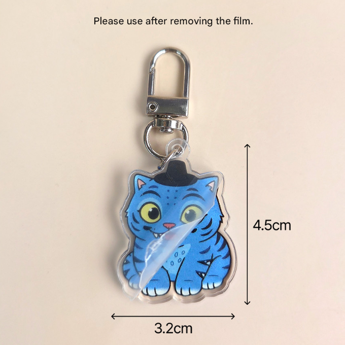 KPOP DEMON HUNTERS Gat-wearing Tiger Acrylic Keyring (3 Options)