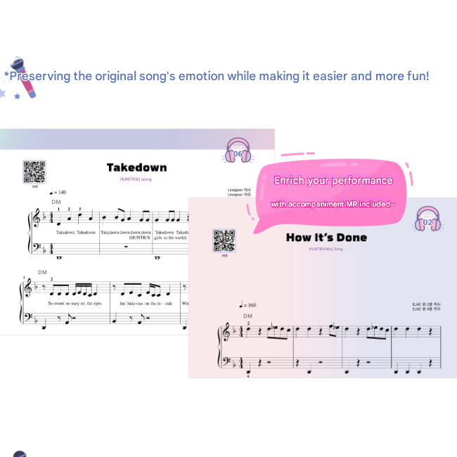 K-POP Demon Hunters Piano Score Book