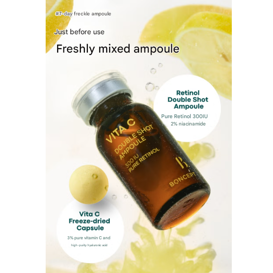 BONCEPT VITA C Freeze-Dried Double Shot Ampoule Kit (3 Options)