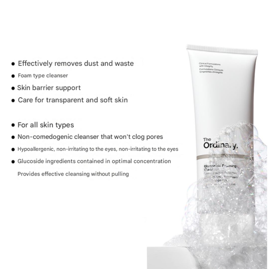 The Ordinary Glucoside Foaming Cleanser 150ml (3 Options)