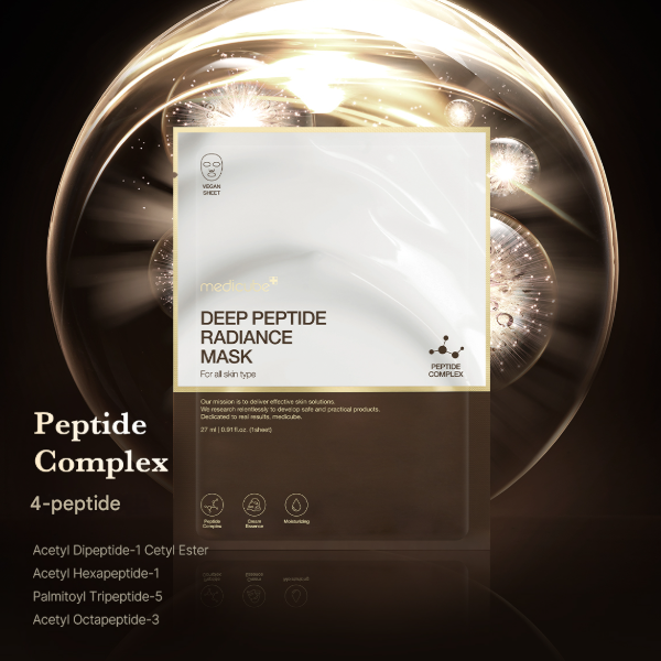 Medicube Deep Peptide Radiance Mask 27ml (1 sheet) (3 Options)