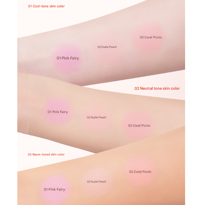 [Lizda] Zero Fit Color Capsule Blusher 10 mL (3 Options)