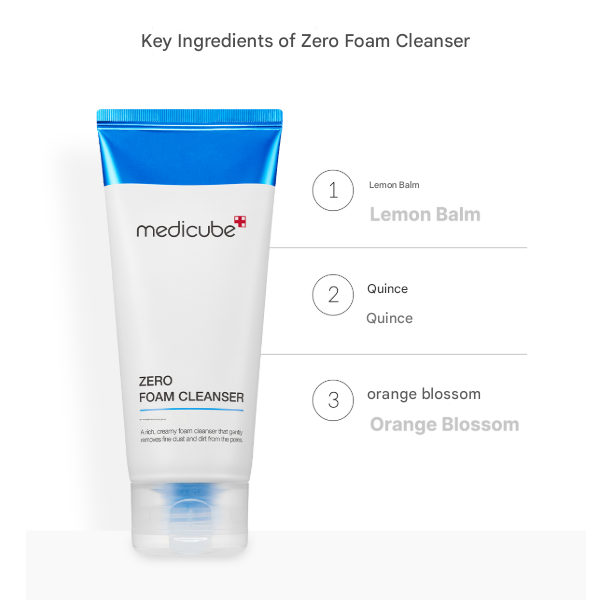 Medicube Zero Foam Cleanser 120 g (3 Options)