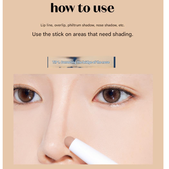[Sanrio Pochacco Collab] Etude Reborn Maker Shading Stick 1 g (7 Options)