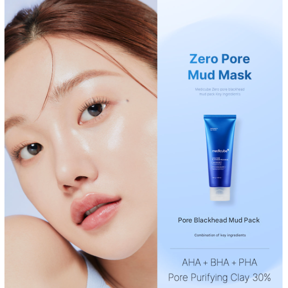 Medicube Zero Pore Blackhead Mud Mask 100g (3 Options)