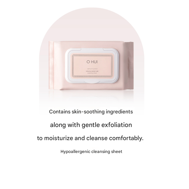 Ohui Miracle Moisture Cleansing Oil 150ml / Cleansing Foam 200ml / Cleansing Sheet 60ea (12 Options)