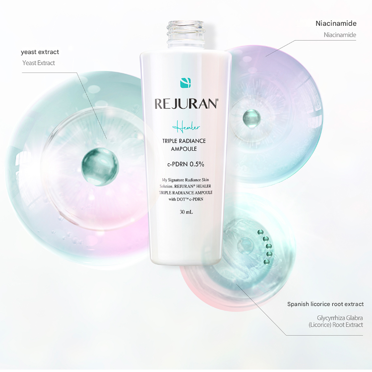 Rejuran Healer Triple Radiance Ampoule 30ml (3 Options)