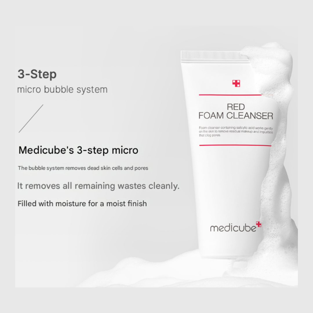 Medicube Red Foam Cleanser 120 ml / 230 ml (6 Options)