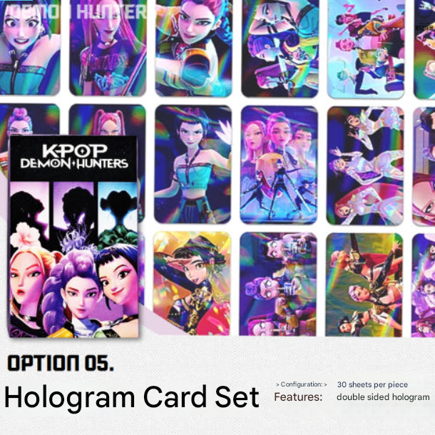 KPOP DEMON HUNTERS CARD SET (KPDH, SAJA BOYS, HUNTRIX) (5 Options)