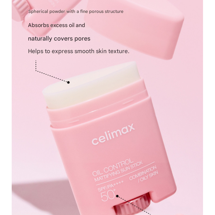 Celimax Oil Control Mattifying Sun Stick SPF50+ PA++++ (19g) (3 Options)