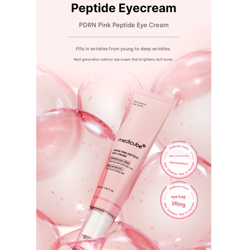 Medicube PDRN Pink Peptide Eye Cream 30ml / 1.01 fl. oz. (3 Options)