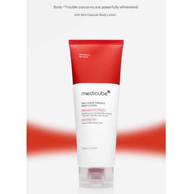 Medicube Body Pigmentation Intensive Care Set (Red Acne Body Peeling Shot 110g / Red Clear Capsule Body Lotion 230ml) (3 Options)