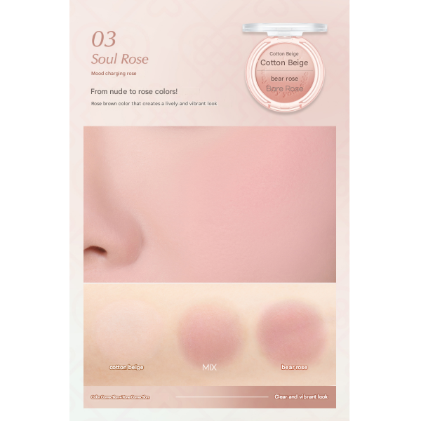 CLUB CLIO PERIPERA Pure Blushed Custom Cheek (5 Color, 5 Options)
