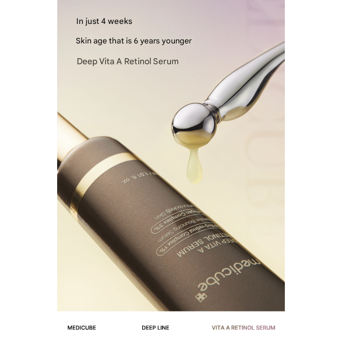 Medicube Deep Firming Lifting Set (Deep Vita A Retinol Serum 30ml + Deep Lifting Peptide Eye Cream 30ml) (7 Options)