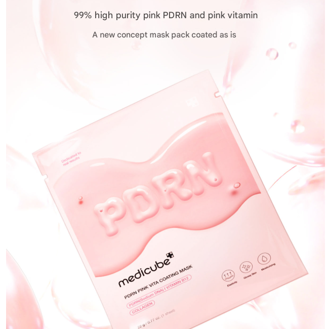 Medicube PDRN Vita Coating Mask 22 g (1 sheet) (4 Options)