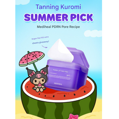 [Sanrio Kuromi Collab] Mediheal PDRN Pore Lifting Pad 100 + 100 pads (2 Options)