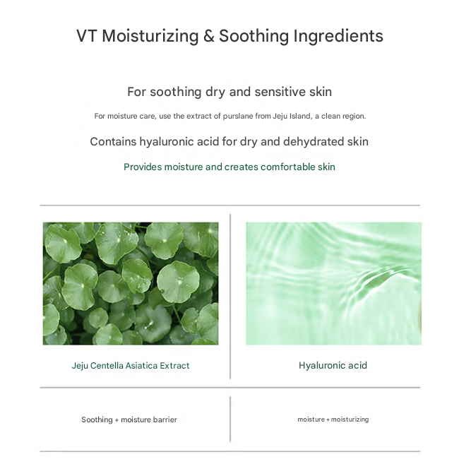 VT Cica Calming Cream 50ml (3 Options)