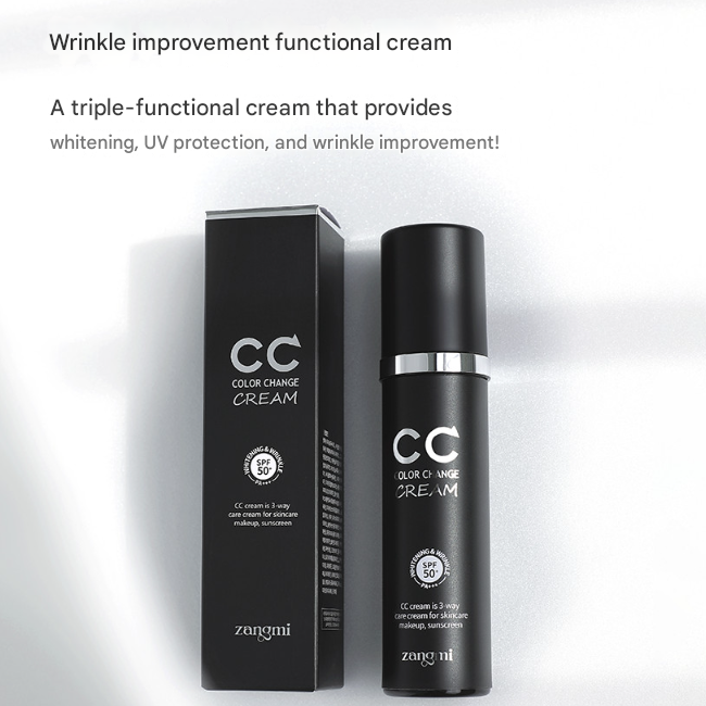 Zangmi CC Cream 50g SPF50+, PA+++ (Superlight · Ultra Plus · Original) (10 Options)