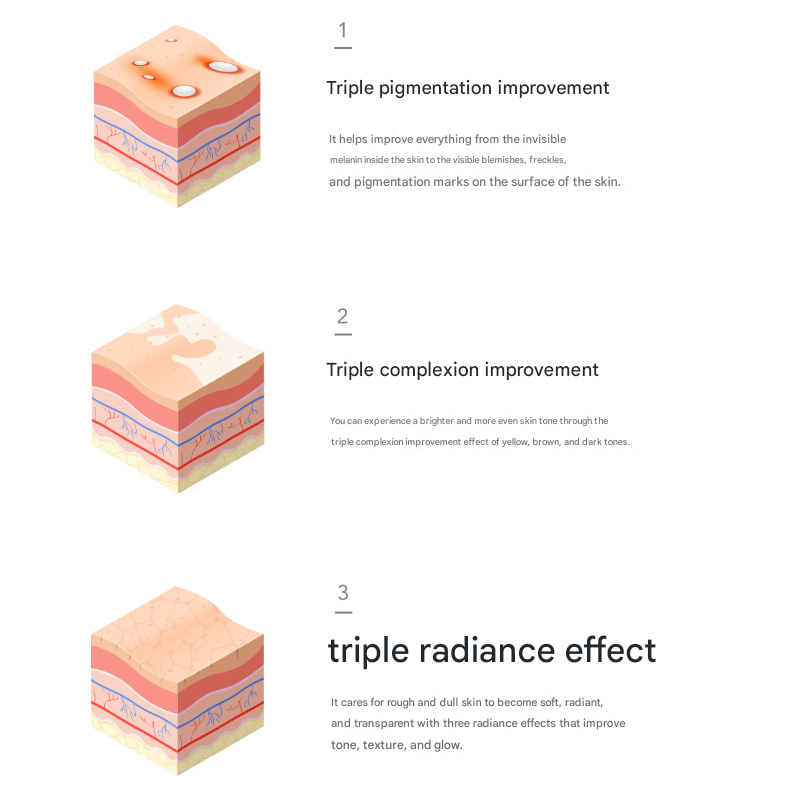 Rejuran Healer Triple Radiance Ampoule 30ml (3 Options)