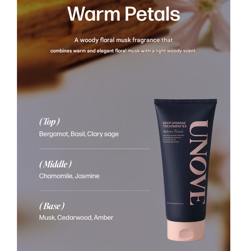 UNOVE Deep Damage Hair Treatment EX 320 mL (7 Options)