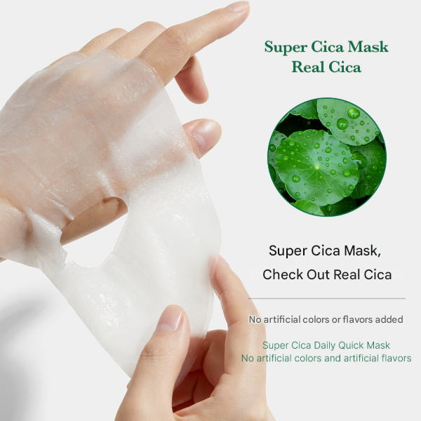 Medicube [Vegan] Super Cica Daily Quick Mask 350 g / 30 sheets (3 Options)