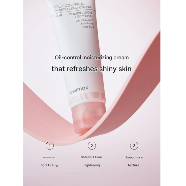 Celimax Oil Control Moisture Cream 80ml (3 Options)