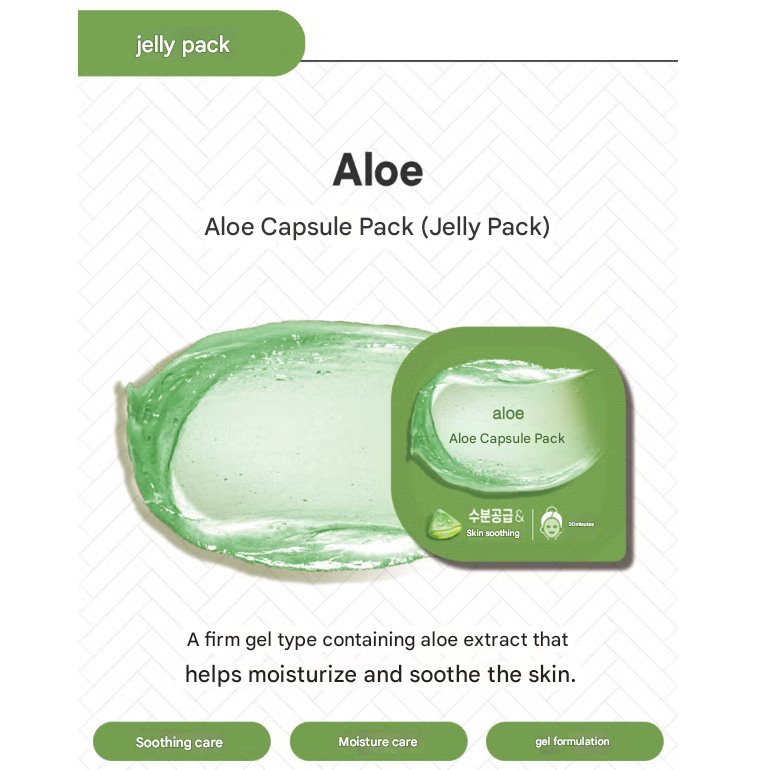 DAISO Capsule Pack 7 g (Pomegranate · Potato · Rice · Honey · Volcanic · Egg · Aloe · Eoseongcho) (27 Options)
