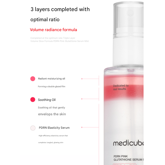 Medicube PDRN Pink Glutathione Serum Mist 100ml (3 Options)